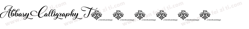 Abbasy Calligraphy T字体转换